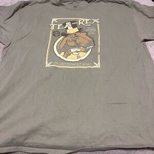 Gray T-Rex Graphic T-Shirt